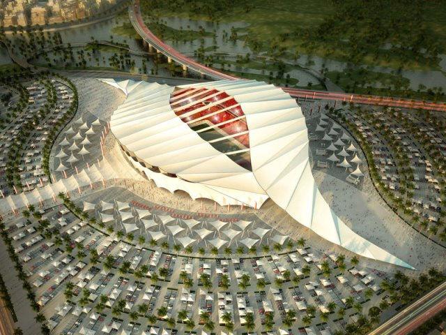 3D nyomtatott futball stadion - Katar 3D nyomtatott stadion - Katar