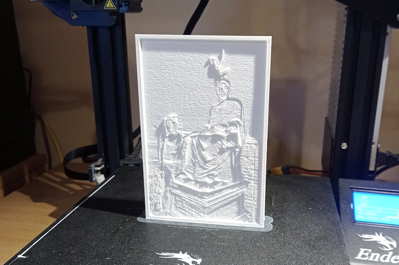 Lithophane 3D printing