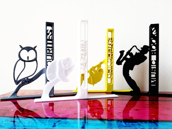 Custom Bookends With 3d Printing Manubim