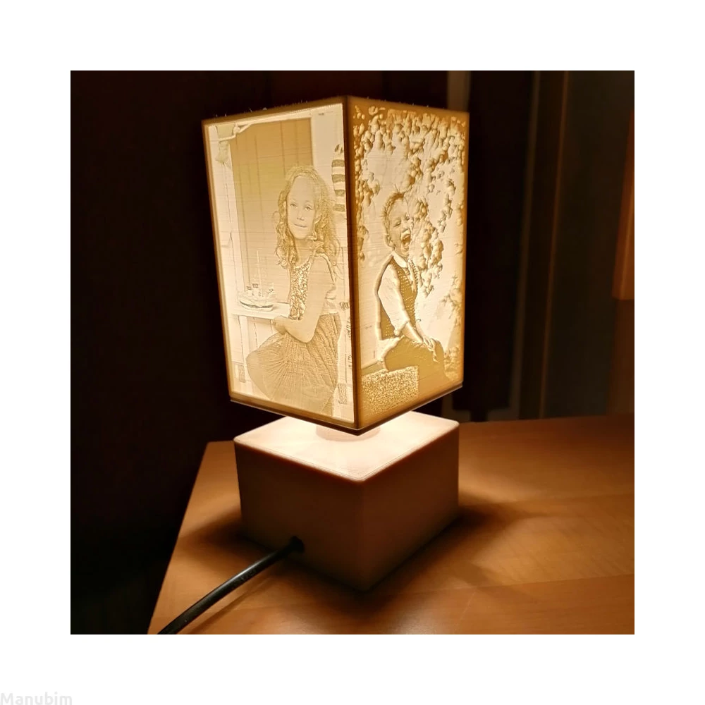 Custom Lithophane Lamp