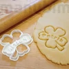 Picture 2/2 -5-leaf clover with text option - cookie cutter