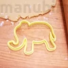 Picture 1/2 -Elephant Cookie Cutter - 3D printed gift