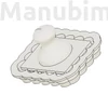 Wedding cookie cutter and stamp - with your own name, date (50x40 mm)