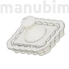 Picture 3/3 -Wedding cookie cutter and stamp - with your own name, date (50x40 mm)