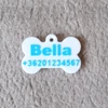 Custom Dog Tag with Name, phone number - 3D printed