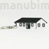 Picture 1/2 -House-Shaped Keychain