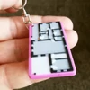 Apartment Floor Plan Keychain