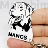 Custom 3D Printed Gift - Dog Keychain with Name