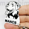 Picture 1/2 -Custom 3D Printed Gift - Dog Keychain with Name