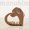 Picture 1/2 -Custom 3D Printed Gift - Dog Keychain with Name