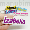 Picture 1/2 -Name Keychain Fabulous - custom 3D printed