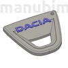 Custom Car Keychain - (40x35x4 mm) - PLA- plastic - silvergrey/blue