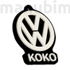 Picture 2/2 -Custom Car Keychain "Koko" - (32x42x4 mm) - PLA- plastic - black/white