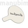 Picture 2/2 -Custom Company Logo "Sentiments" Cappuccino, Coffee Stencil, PLA, plastic, 95 mm