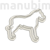Kép 2/2 - Egyedi Argentin dog sütemény kiszúró - 100 x 75 x 10 mm - PLA, műanyag