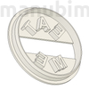 Picture 2/2 -Custom Cookie Cutter "Eat Me"  - 65 x 10 mm - PLA, plastic