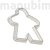 Picture 2/2 -Custom Person-Shaped Cookie Cutter - 100 x 100 x 10 mm - PLA, plastic