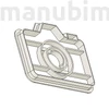 Picture 2/2 -Custom Cookie Cutter, "Photo Camera", 90x71x10 mm - PLA, plastic