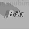 Neves kulcstartó - BoxXxi, PLA, műanyag