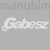 Neves kulcstartó - Gabesz, PLA, műanyag