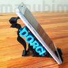Picture 3/3 -Unique Phone Stand with customizable text - Dog Shaped