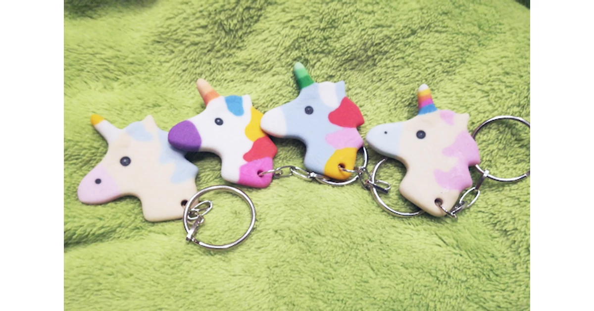 Personalized unicorn keychain best sale