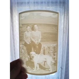 Curved 3D Photo - Lithophane