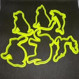 Animal Cookie Cutter Kit - 4 pcs - 3D printed gift