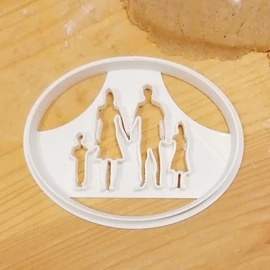 Family Cookie Cutter - 3D printed