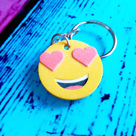 Thinking Face Emoji Keychain Hmmm Emoji Thinker Emoji 