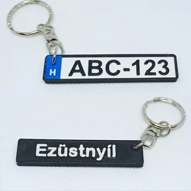 License Plate Keychain - custom