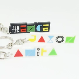 Name Keychain - custom 3D printed