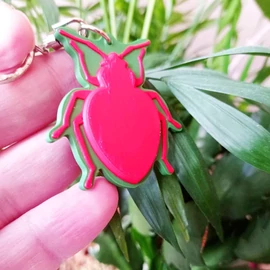 Poloska kulcstartó, egyedi névvel, szöveggel