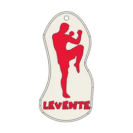 Thai Boxing Keychain with Name