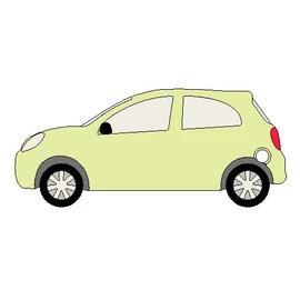 Custom Car Keychain - (50x22x5 mm) - Multicolor - composite powder