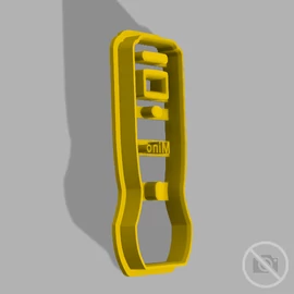 Egyedi sütikiszúró "Mino"  - 106 x 49 x 10 mm - PLA, műanyag
