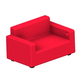 Egyedi "Kanapé" kulcstartó - (50x31x29 mm) - Multicolor, kompozit por