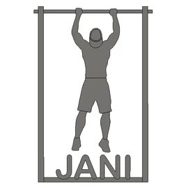 Door Plate - 3D printed