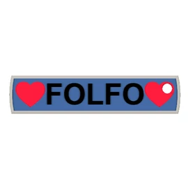 Egyedi autós kulcstartó "Folfo" - (47x10x5 mm) - Multicolor, kompozit por