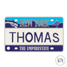 Egyedi kulcstartó "Thomas" - (50x30x5 mm) - Multicolor, kompozit por