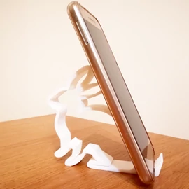 Rabbit Phone Holder - 3d printed product