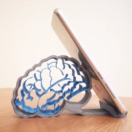 The Brain Smartphone Holder - custom 3D printed