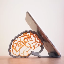 Personalized Brain Smartphone Holder - custom 3D printed