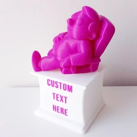 Laziest Colleague Funny Trophy - with custom text