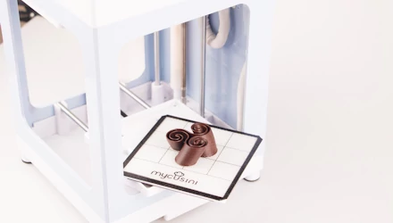 Chocolate printing with a 3D printer