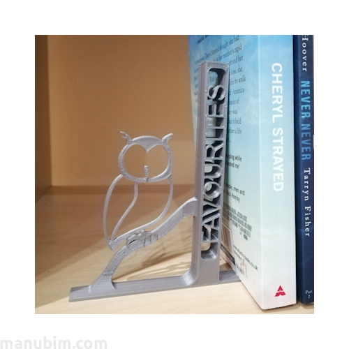 Owl Bookend - 3D printed