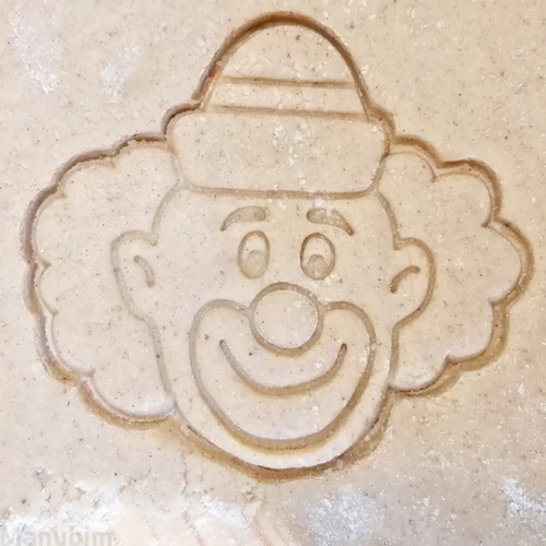 Bohóc sütikiszúró forma