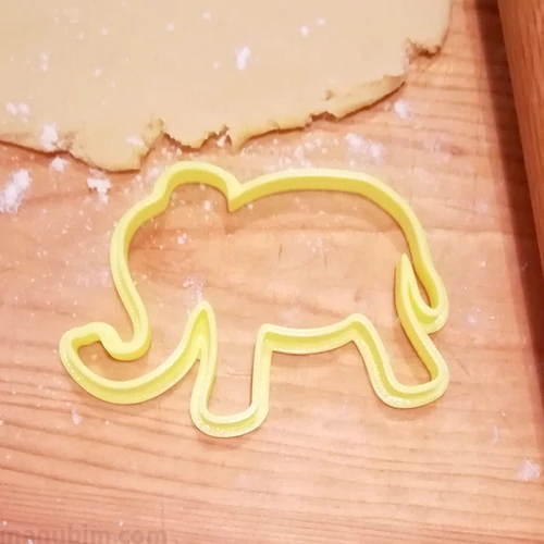 Elephant Cookie Cutter - 3D printed gift