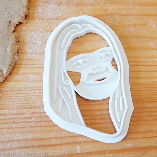 Custom Face Cookie Cutter from photo - 3D printed