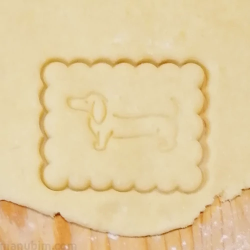 Tacskó kutyás sütikiszúró forma